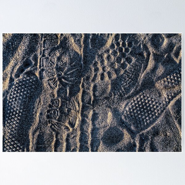 Item preview, Shoeprints in the Sand designed and sold by Bill Wetmore.
