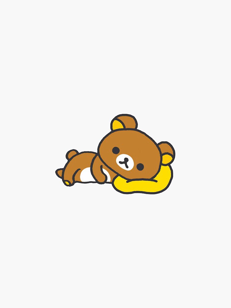 Tired Rilakkuma Sticker For Sale By Sherita Redbubble