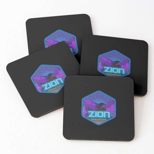 Item preview, Utah Zion National Park Sticker at Night designed and sold by MtnStickers.