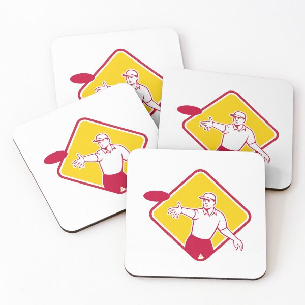 Item preview, Disc Golf Player Throwing Mascot Diamond designed and sold by patrimonio.