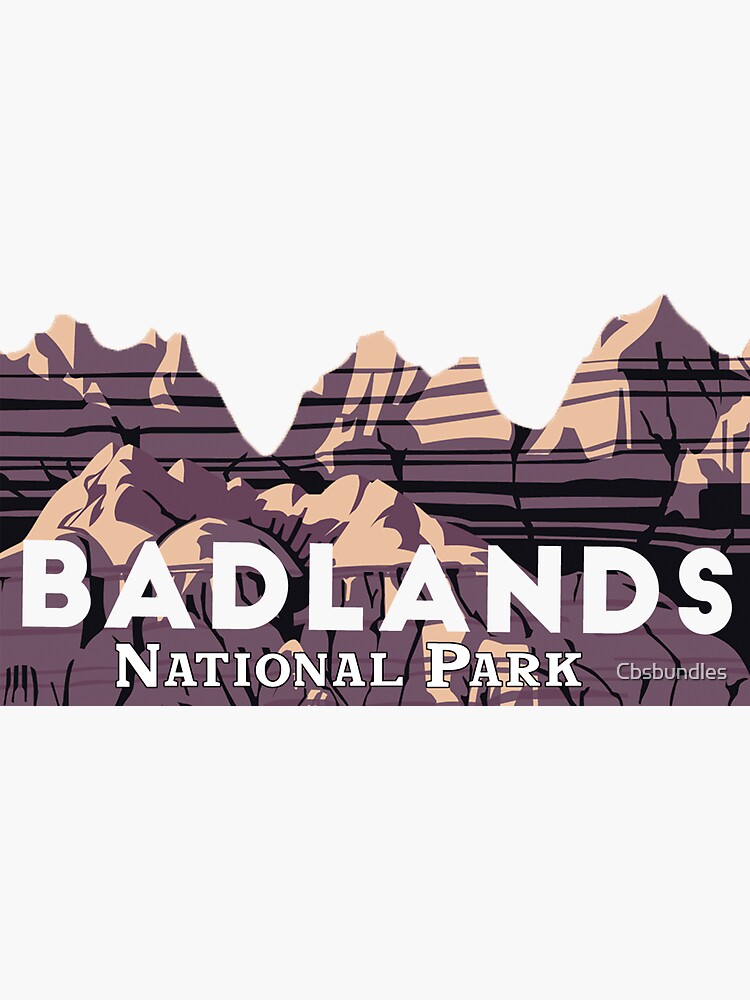Adesivi Montagna Adesivo Badlands National Park South Dakota - Sticker Vinile 3x3 Pollici Multicolor Per Amanti Della Montagna Adesivi Per Camper - Foto 4