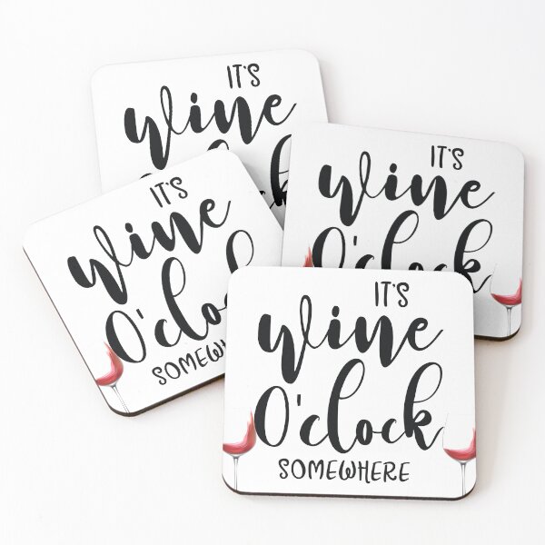 Item preview, Its Wine O'clock Somewhere designed and sold by inkwear.