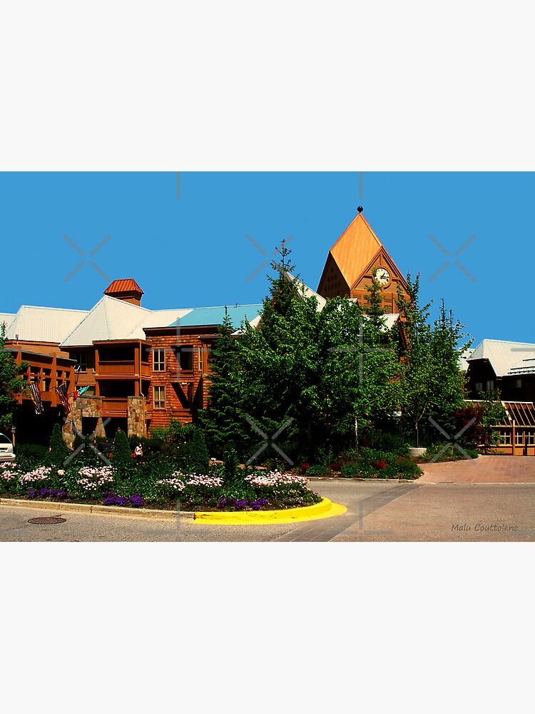 Thumbnail 2 of 2, Postcard, View of Whistler Village designed and sold by MaluC.