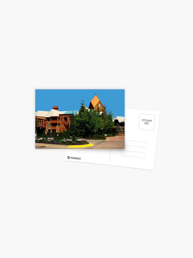 Thumbnail 1 of 2, Postcard, View of Whistler Village designed and sold by MaluC.