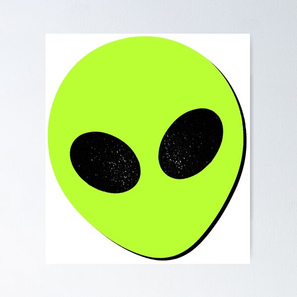 Item preview, ALIEN HEAD, MARTIAN designed and sold by DewDropDesigns.