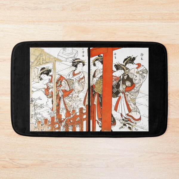 Item preview, Japanese Courtesans (Oiran) Visiting a Shrine designed and sold by themewbert.