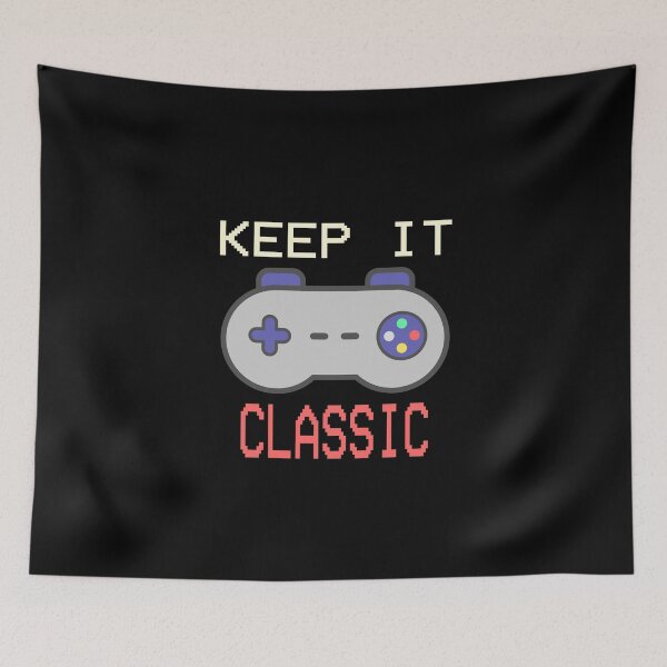 Item preview, keep it classic retro gaming controller gift designed and sold by redshirtz.