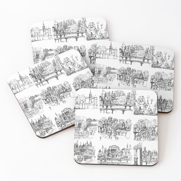 Item preview, Imaginary Cities, TeresaTown at Redbubble, 2020 designed and sold by Mark Stansberry.