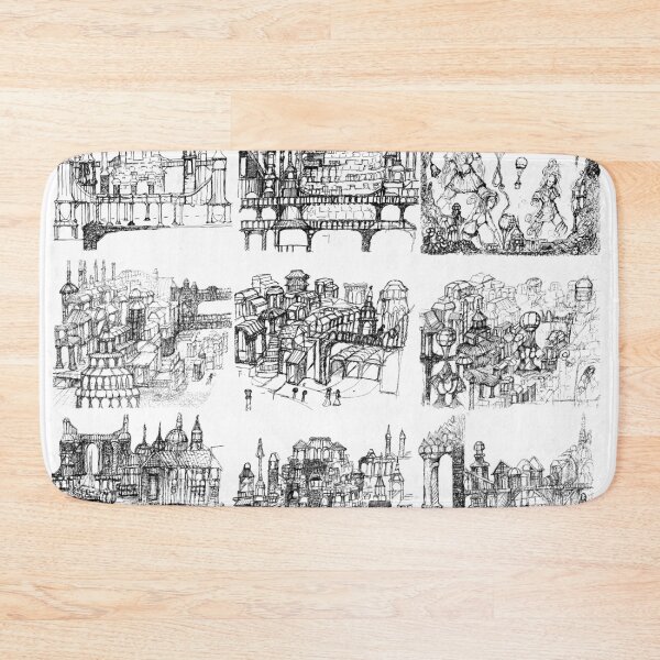 Item preview, Imaginary Cities, TeresaTown at Redbubble, 2020 designed and sold by Mark Stansberry.
