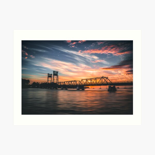 Batemans Bay Bridge Sunrise Art Print