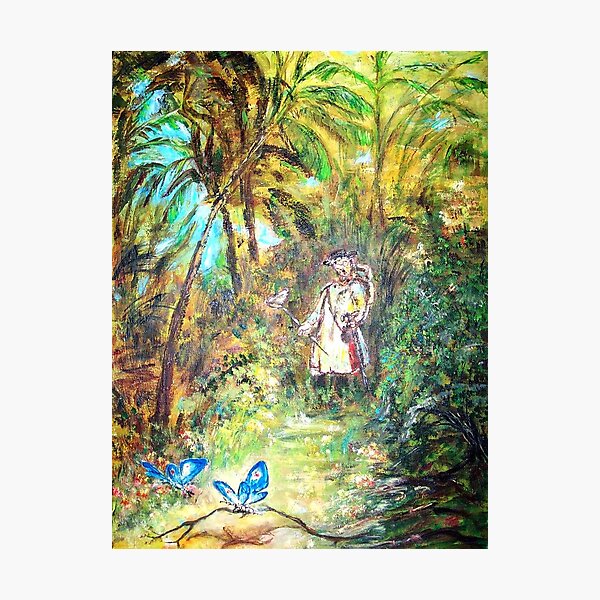 BUTTERFLY CATCHER Photographic Print