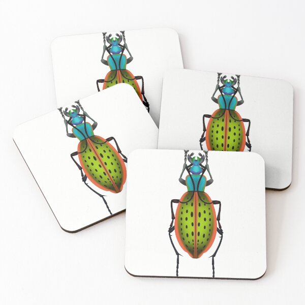 Item preview, Green Dot Beetle designed and sold by Nicole WILSON.