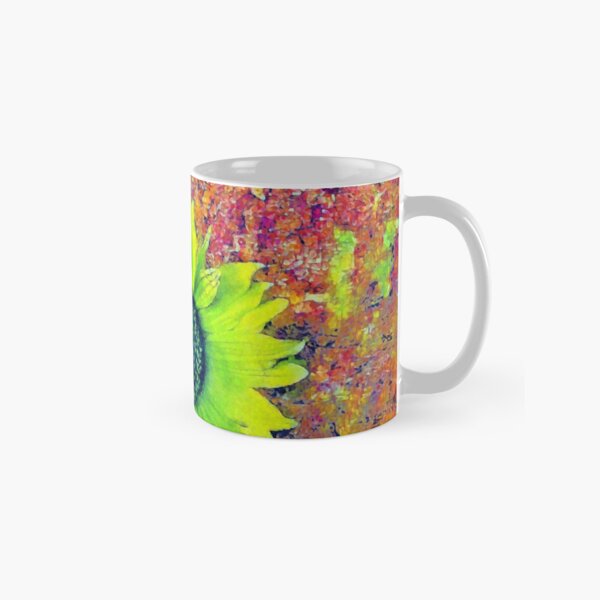 Abstract sunflower Classic Mug