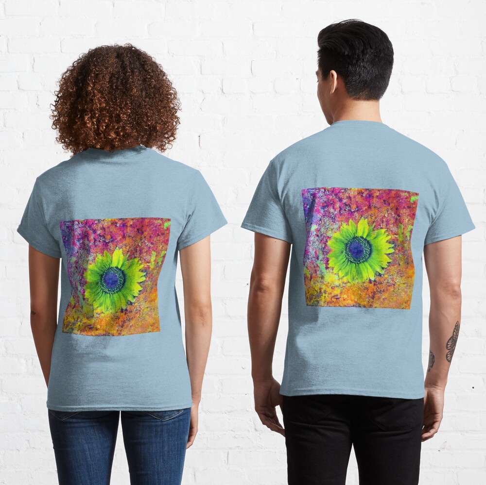 Abstract sunflower Classic T-Shirt