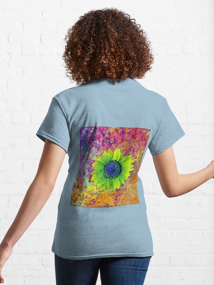 Alternate view of Abstract sunflower Classic T-Shirt