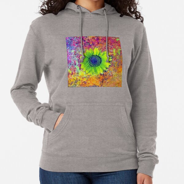 Abstract sunflower Lightweight Hoodie