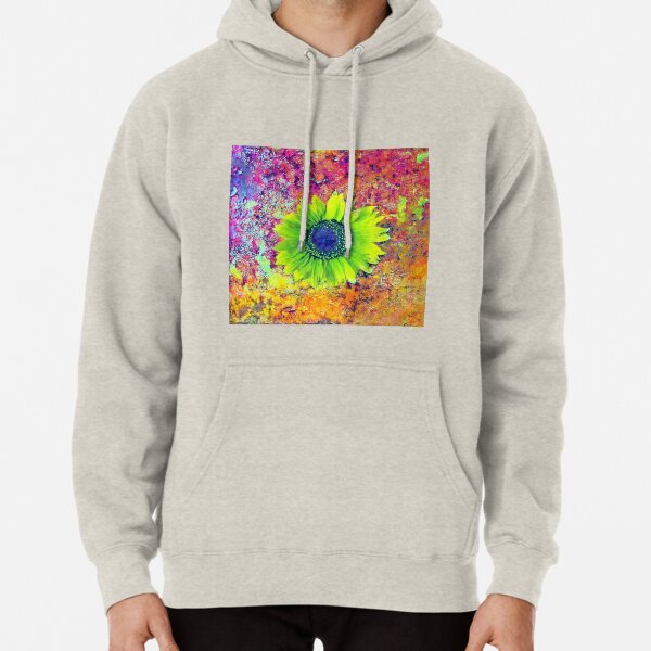 Abstract sunflower Pullover Hoodie