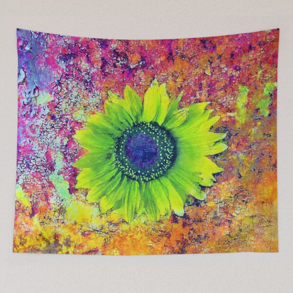 Item preview, Abstract sunflower designed and sold by blackhalt.