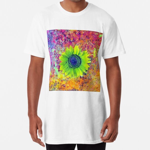 Abstract sunflower Long T-Shirt