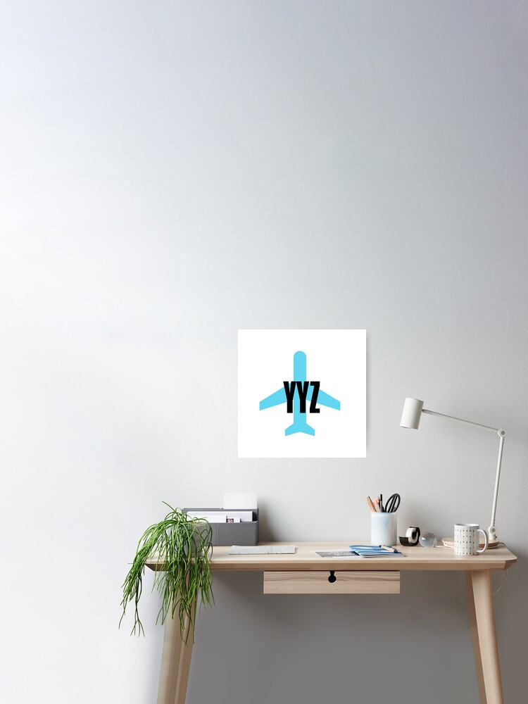 Yyz Toronto Airport Code Poster By Mapleskies Redbubble