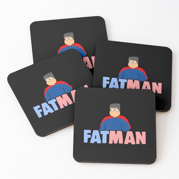 Item preview, Fatman funny fat superhero fat nerd gift designed and sold by redshirtz.