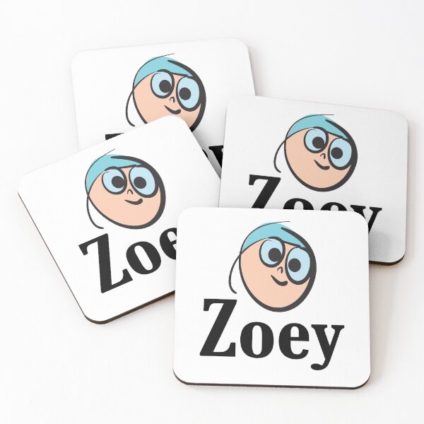 Item preview, Zoey Blue Hair Girl Name Zoe designed and sold by ProjectX23.