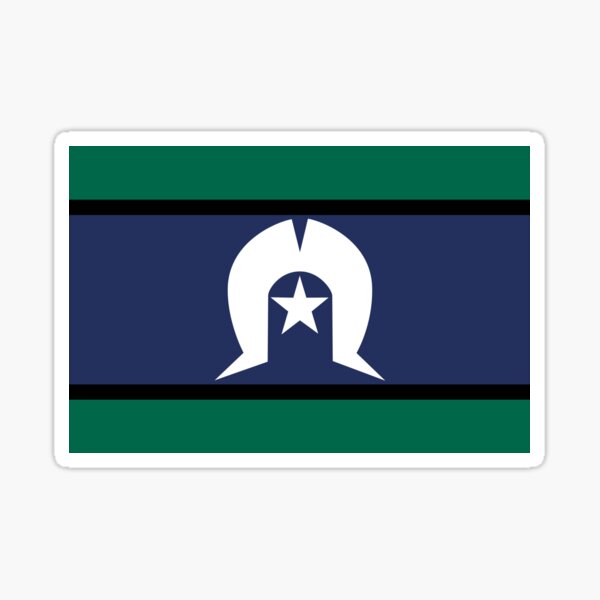 Torres Strait Islander Flag, Indigenous Peoples of Australia Sticker