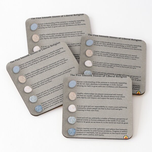 Item preview, 5 Smooth Stones of Liberal Religion designed and sold by IAmUU.