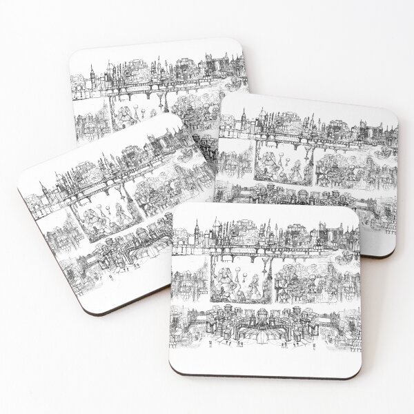 Item preview, Imaginary Skylines:  TeresaTown at Redbubble, 2020 designed and sold by Mark Stansberry.