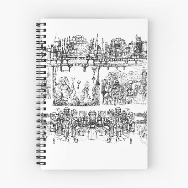 Item preview, Imaginary Skylines:  TeresaTown at Redbubble, 2020 designed and sold by Mark Stansberry.