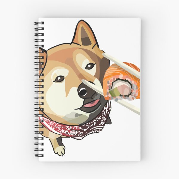 Item preview, Shiba Inu & Sushi designed and sold by x-trashpanda.