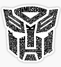 Transformers Autobots Sticker