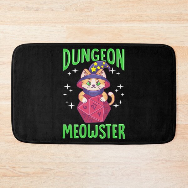 Item preview, Funny Dungeon Meowster designed and sold by perfectpresents.