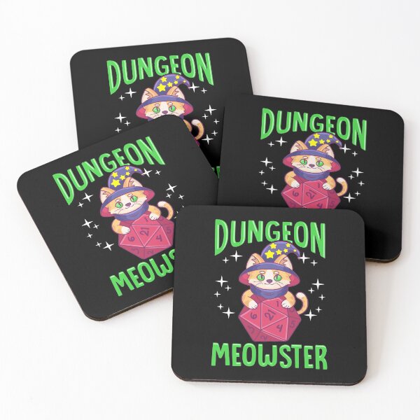 Item preview, Funny Dungeon Meowster designed and sold by perfectpresents.