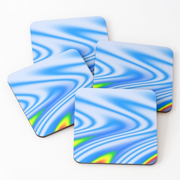 Item preview, Wavy lined multi-colored abstract background designed and sold by With My Hands By K.