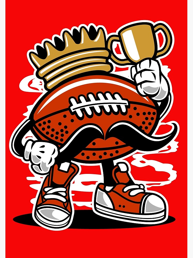 "Football King" Poster for Sale by buzzlife Redbubble