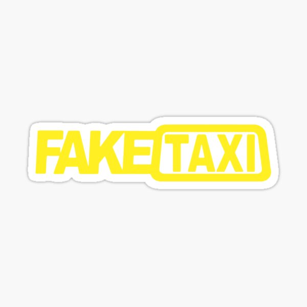 Fake taxi Sticker