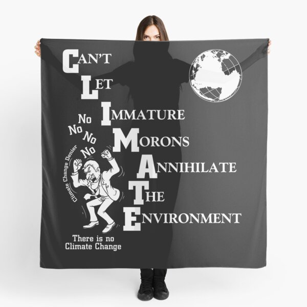 Climate Change Message Scarf