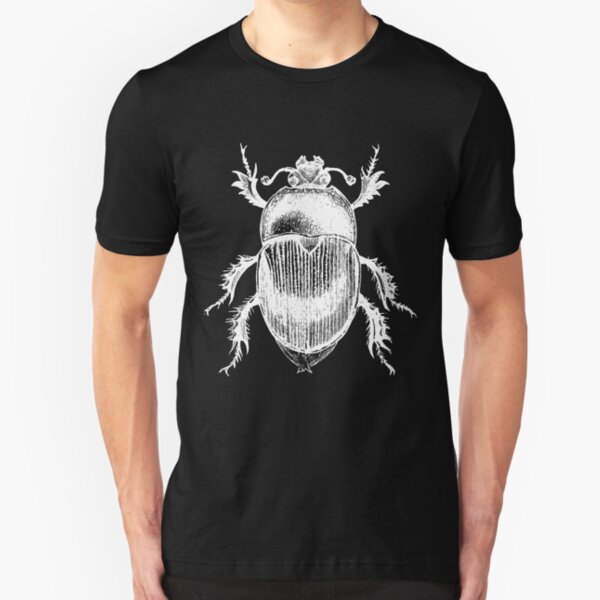 Scarab scientific Vintage Engraving Slim Fit T-Shirt