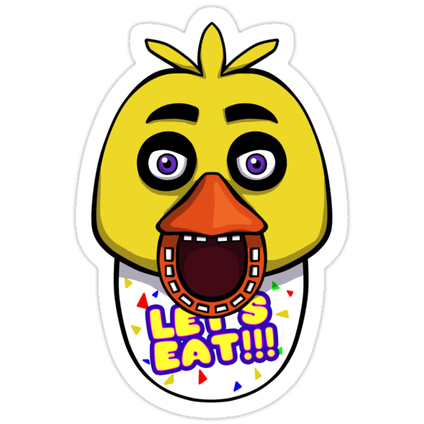 Pegatinas Cinco Noches En Freddys Fnaf Chica Soy Yo De Kaiserin Redbubble