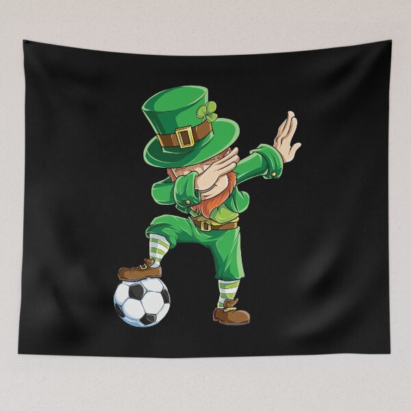 Item preview, Dabbing Leprechaun Soccer St Patricks Day T Shirt For Boys Girls Kids Men Women designed and sold by LiqueGifts.