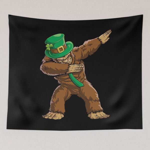 Item preview, Dabbing Bigfoot St Patricks Day 01 final designed and sold by LiqueGifts.
