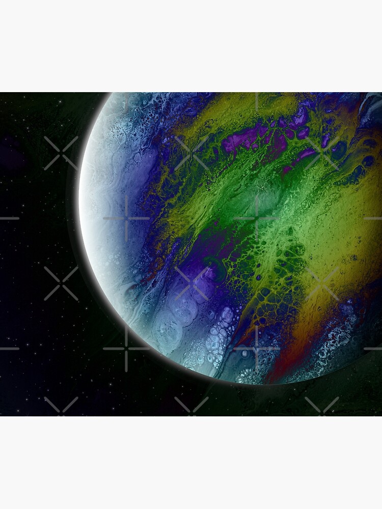 Planet Beta: Outer Space Planet Art by kerravonsen