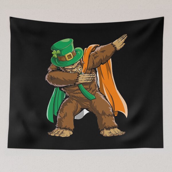 Item preview, Dabbing Bigfoot St Patricks Day Shirt for Men Women Boys Girls Kids designed and sold by LiqueGifts.