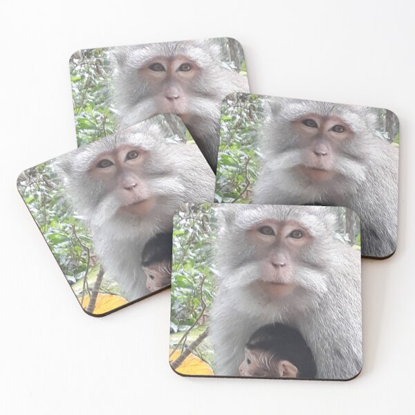 Item preview, Balinese Monkey Mom and Baby designed and sold by Bali2020.