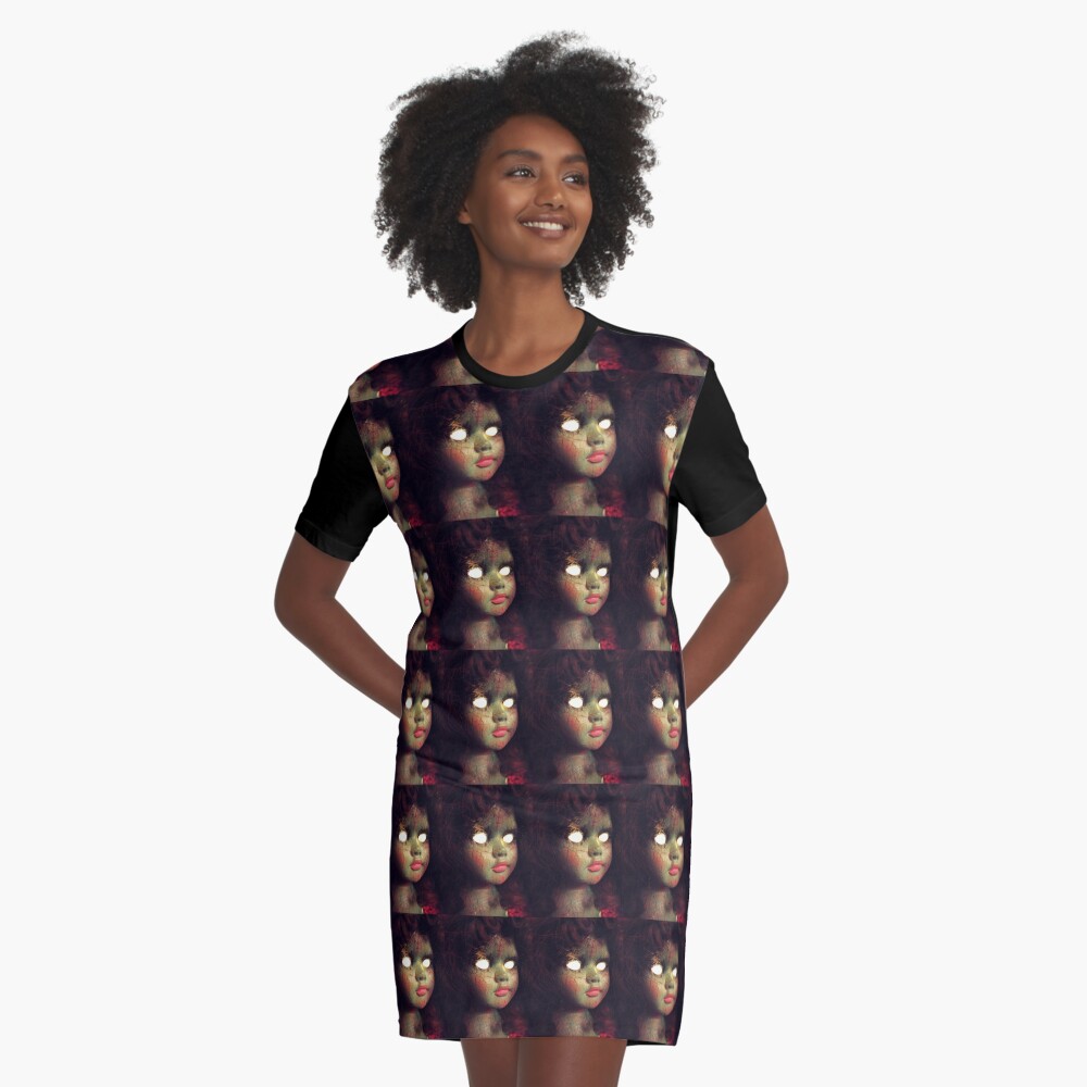 Item preview, Graphic T-Shirt Dress designed and sold by Lady-Scream.