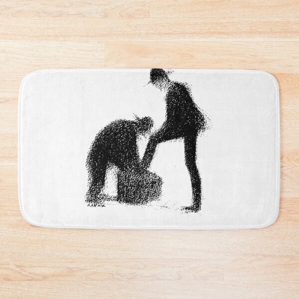 Item preview, George Seurat, The shoe polisher and his client designed and sold by yxela.