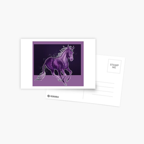 Space Unicorn Postcards Redbubble - space unicorn roblox song id