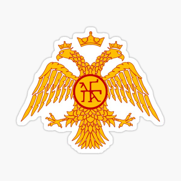 Byzantine Imperial Eagle Sticker