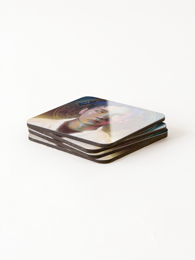 Thumbnail 4 of 5, Coasters (Set of 4), SHINee Key designed and sold by Sara-Ree.